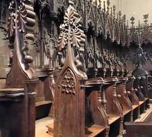 Gestühl im Chor des Erfurter Domes
