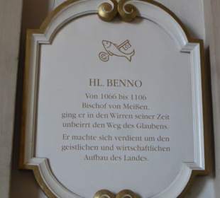 Katholische Hofkirche - INFOs zum heiligen Benno