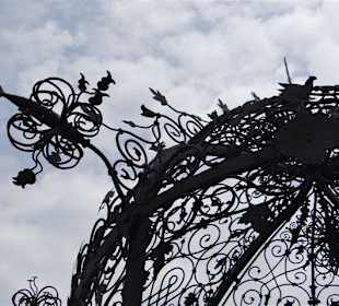 Detailansicht der Brunnenlaube