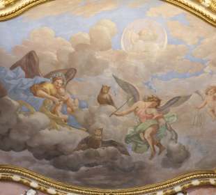 Bei der Führung durch das Residenzschloss Rastatt