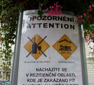 Schild in der Altstadt