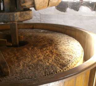 Mahlstein in der Windmühle