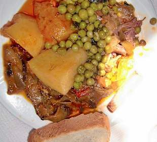 Unser Essen im Restaurant "Meteora"