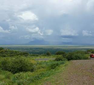 Lake Manyara und natürliche Grenze