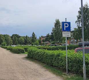 Parkplatz für Anwohner, da kostet es nur 10,-€