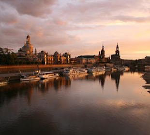 Panorama der Altstadt von Dresden