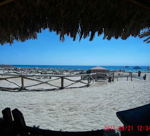 Widok z restauracji na wyspie