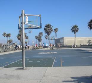Basketballfelder am Venice Beach