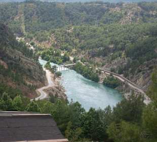 Ausblick von der Staumauer