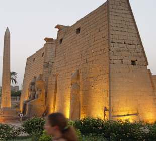 Luxor Tempel Eingangsbereich