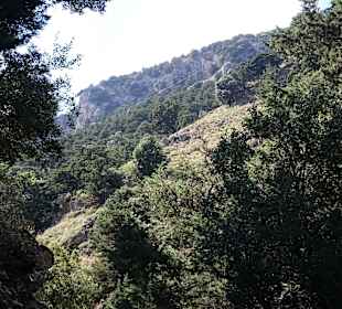 Wanderung durch die Imbros Schlucht