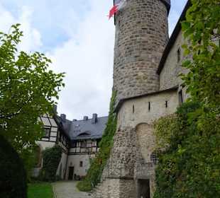 Der Zugang zur Burg Zwernitz