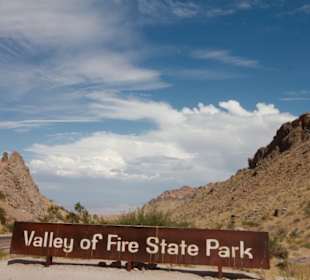 Einfahrt Valley of Fire