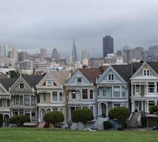Painted Ladies am Alamo Square