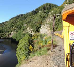 Mitder Taileri Railway durch die Natur Neuseelands
