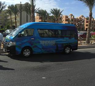 Der Bus mit den wir abgeholt wurden! 