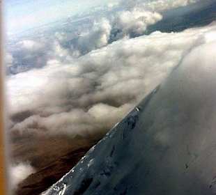Der Vulkan Chimborazo in Ecuador
