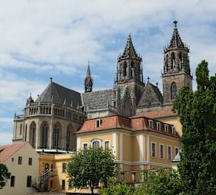 Blick zum Dom von Magdeburg