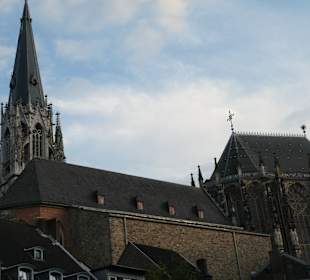 Beim Hof in der Altstadt von Aachen