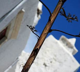 Zabudowania na Mykonos