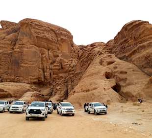Wüstenlandschaft Wadi Rum