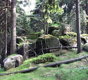 Felsen Brandhöhe