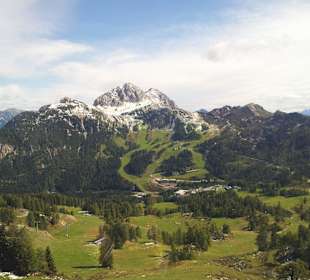 Wanderparadies Nassfeld direkt vor dem Hotel 