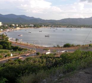 Blick über die Bucht von Juan Griego