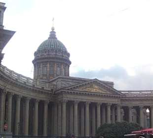 Kasaner Kathedrale St. Petersburg Außenansicht
