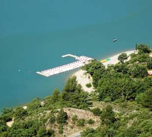 Blick auf den Stausee vor dem Canyon du Verdon