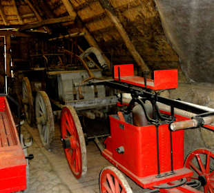 Sammlung von Feuerwehrgeräten