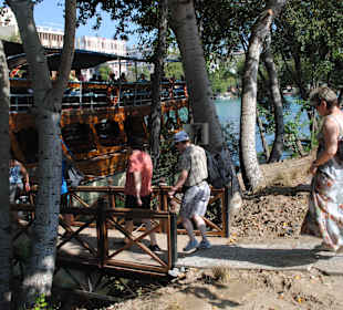 Start zur Bootsfahrt