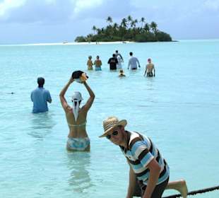 Auf dem Weg zur Robinson-Insel per Fuß