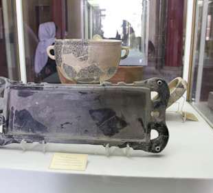 Eksponat w muzeum w Persepolis