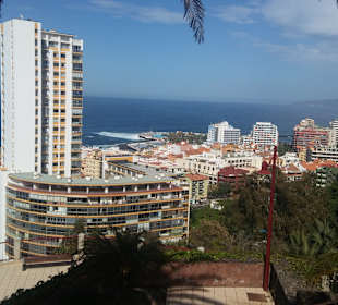 Sicht vom Taoro Park auf Puerto de la Cruz