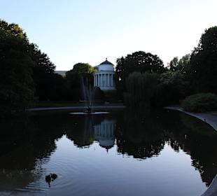 Ogród w parku saskim