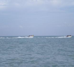 Fahrt mit den Schnellbooten