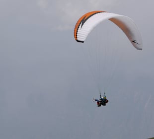 Reichlich Drachenflieger starten von hier