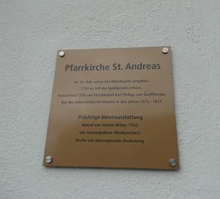 Schnackenwerth: die Kirche St. Andreas 