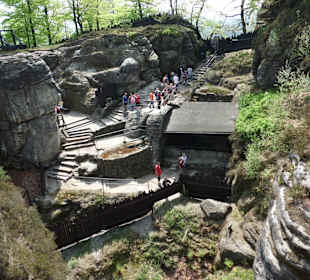 Blick in die Felsenburg