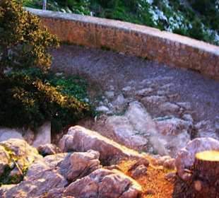 Fußweg zur Aussichtplattform