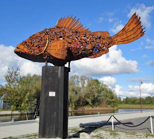Eindrücke vom Rundgang durch den Hafen von Varel