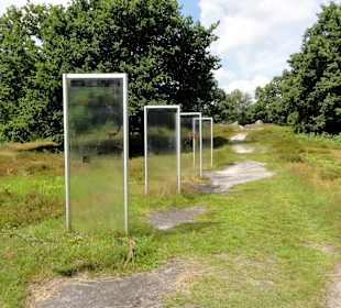 Info-Stelen am Großsteingrab