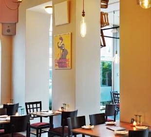 In den Gasträumen des Le Feu Bremen