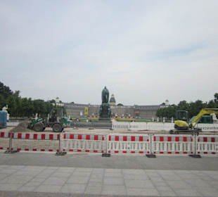 Große Baustelle am Marktplatz