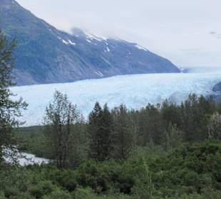 Auf dem Weg zu den Gletschern