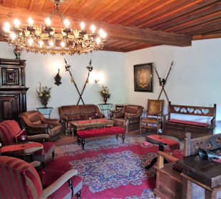 Im Empfangszimmer der Burg Rabenstein