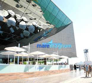 Maremagnum an der Hafenpromenade