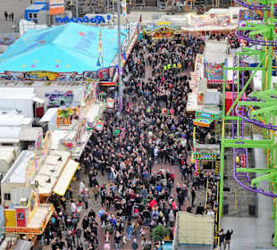 Der Freimarkt 2018 aus Vogelperspektive