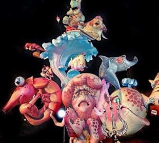 Fin de semana en fallas de valencia